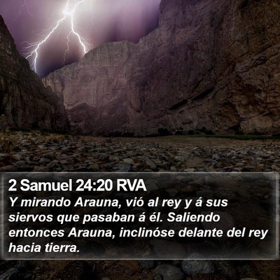 2 Samuel 24:20 RVA Bible Verse Image