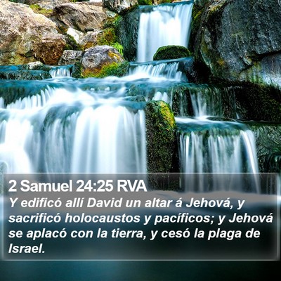 2 Samuel 24:25 RVA Bible Verse Image