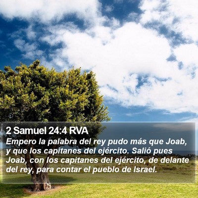 2 Samuel 24:4 RVA Bible Verse Image