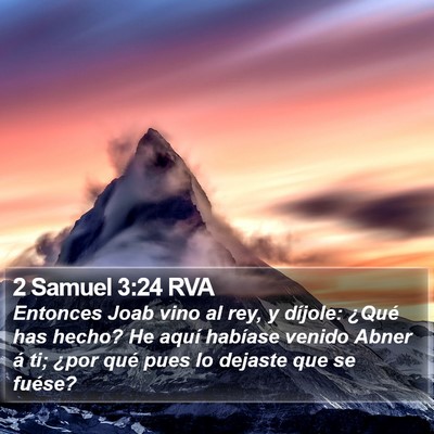 2 Samuel 3:24 RVA Bible Verse Image