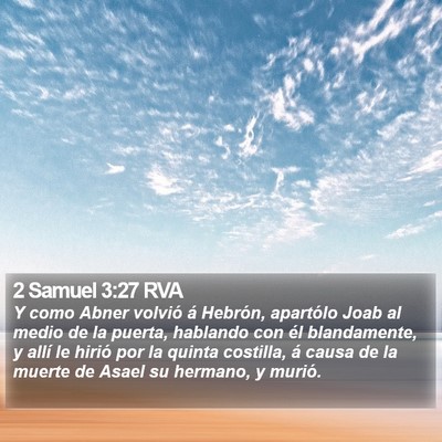 2 Samuel 3:27 RVA Bible Verse Image