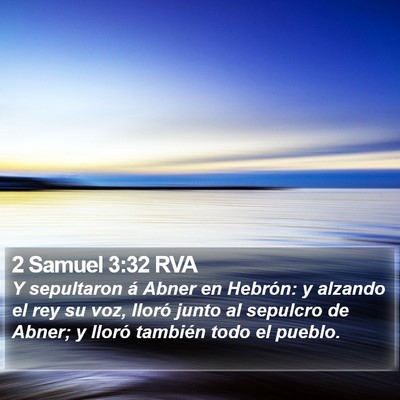 2 Samuel 3:32 RVA Bible Verse Image
