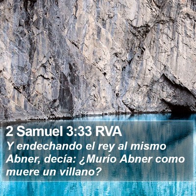 2 Samuel 3:33 RVA Bible Verse Image