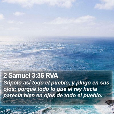 2 Samuel 3:36 RVA Bible Verse Image