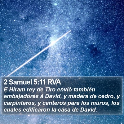 2 Samuel 5:11 RVA Bible Verse Image