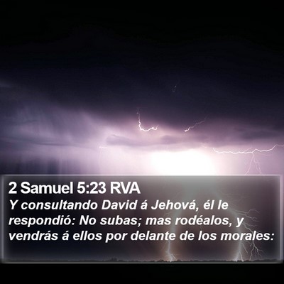 2 Samuel 5:23 RVA Bible Verse Image