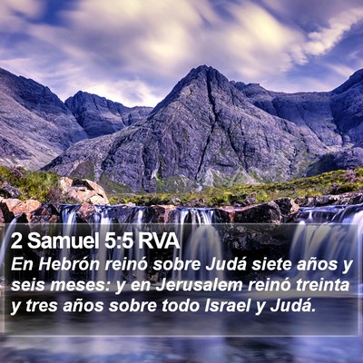 2 Samuel 5:5 RVA Bible Verse Image