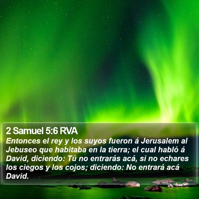 2 Samuel 5:6 RVA Bible Verse Image