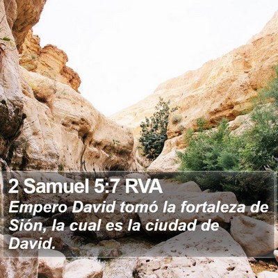 2 Samuel 5:7 RVA Bible Verse Image