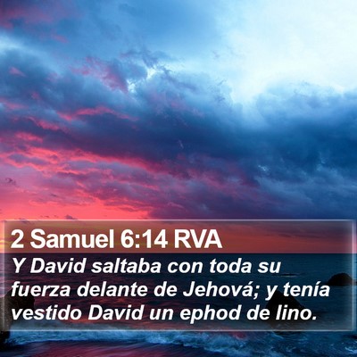 2 Samuel 6:14 RVA Bible Verse Image