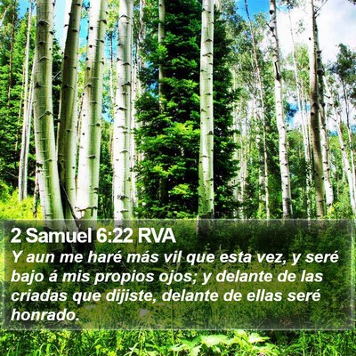 2 Samuel 6:22 RVA Bible Verse Image