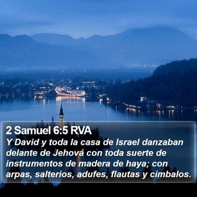 2 Samuel 6:5 RVA Bible Verse Image