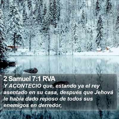 2 Samuel 7:1 RVA Bible Verse Image