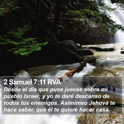 2 Samuel 7:11 RVA Bible Verse Image