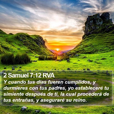 2 Samuel 7:12 RVA Bible Verse Image