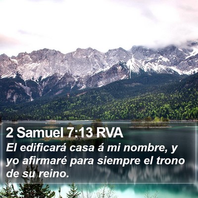 2 Samuel 7:13 RVA Bible Verse Image
