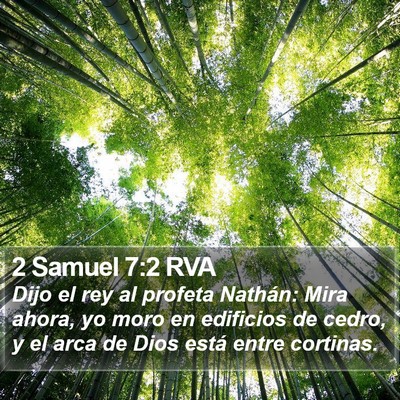 2 Samuel 7:2 RVA Bible Verse Image