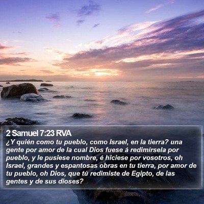 2 Samuel 7:23 RVA Bible Verse Image