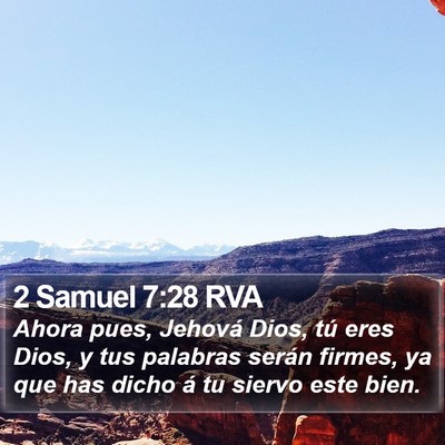 2 Samuel 7:28 RVA Bible Verse Image