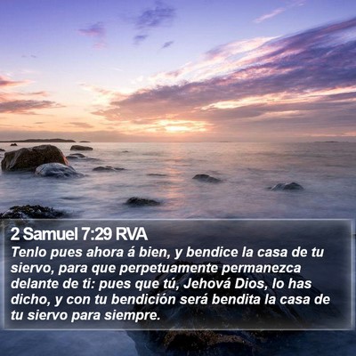 2 Samuel 7:29 RVA Bible Verse Image