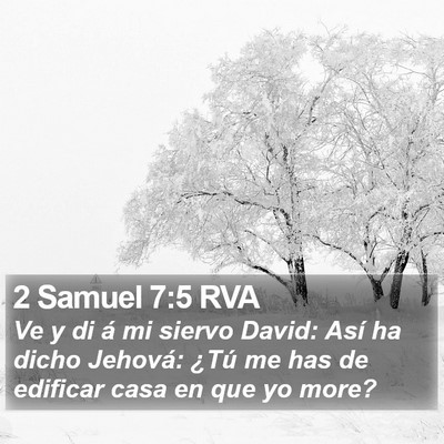 2 Samuel 7:5 RVA Bible Verse Image