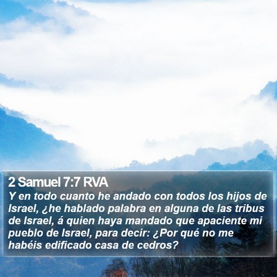 2 Samuel 7:7 RVA Bible Verse Image