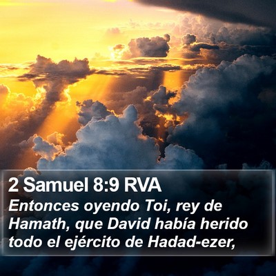 2 Samuel 8:9 RVA Bible Verse Image