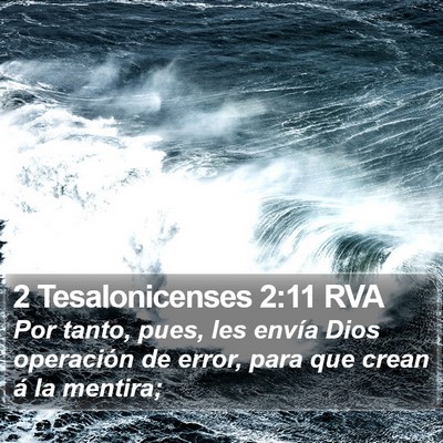 2 Tesalonicenses 2:11 RVA Bible Verse Image