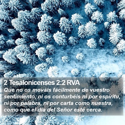 2 Tesalonicenses 2:2 RVA Bible Verse Image