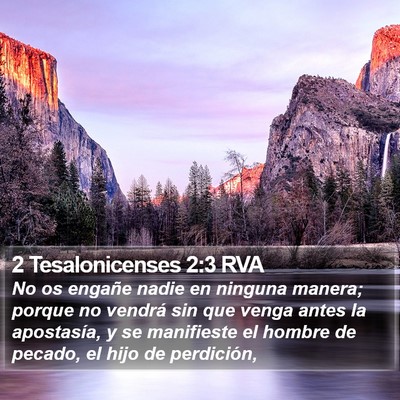 2 Tesalonicenses 2:3 RVA Bible Verse Image