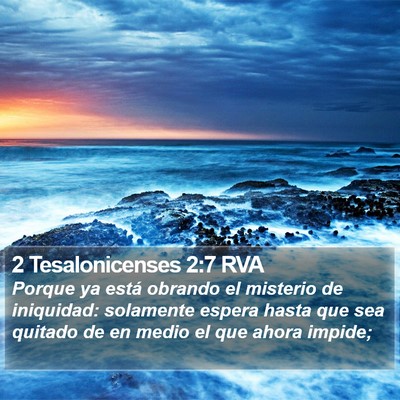 2 Tesalonicenses 2:7 RVA Bible Verse Image