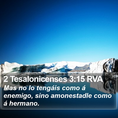 2 Tesalonicenses 3:15 RVA Bible Verse Image
