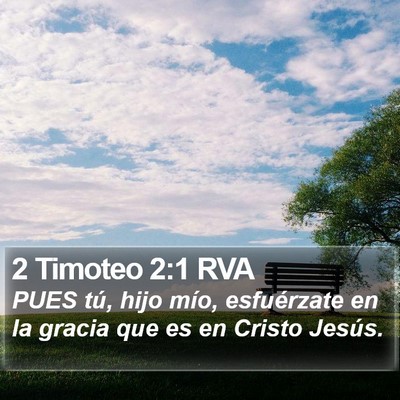 2 Timoteo 2:1 RVA Bible Verse Image