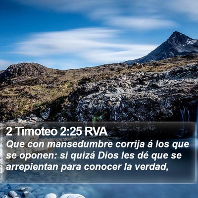 2 Timoteo 2:25 RVA Bible Verse Image