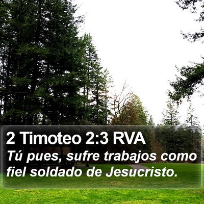 2 Timoteo 2:3 RVA Bible Verse Image