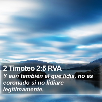 2 Timoteo 2:5 RVA Bible Verse Image