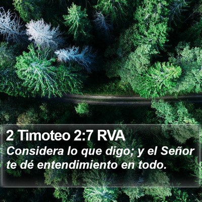 2 Timoteo 2:7 RVA Bible Verse Image