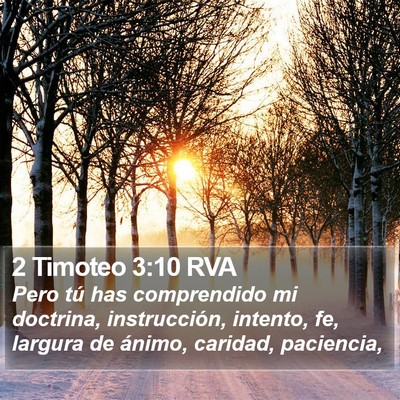 2 Timoteo 3:10 RVA Bible Verse Image