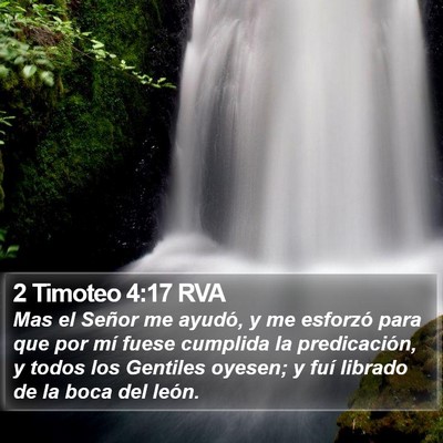 2 Timoteo 4:17 RVA Bible Verse Image
