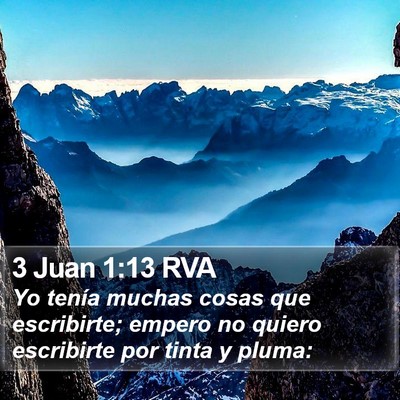 3 Juan 1:13 RVA Bible Verse Image