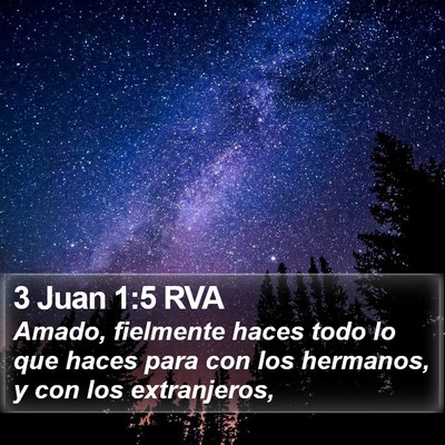 3 Juan 1:5 RVA Bible Verse Image