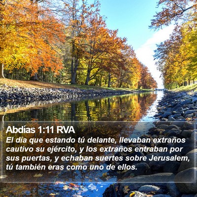 Abdías 1:11 RVA Bible Verse Image