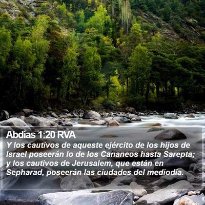 Abdías 1:20 RVA Bible Verse Image