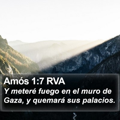 Amós 1:7 RVA Bible Verse Image