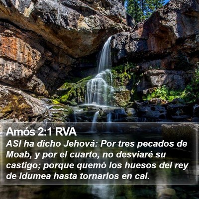 Amós 2:1 RVA Bible Verse Image