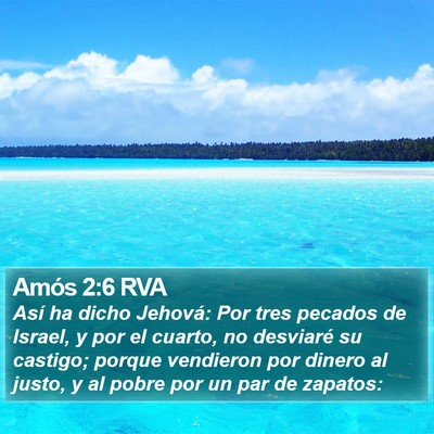 Amós 2:6 RVA Bible Verse Image