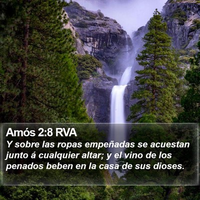 Amós 2:8 RVA Bible Verse Image
