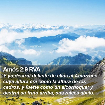 Amós 2:9 RVA Bible Verse Image