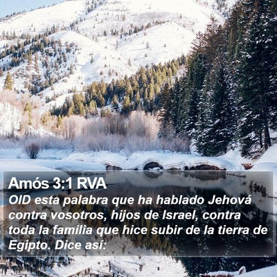 Amós 3:1 RVA Bible Verse Image