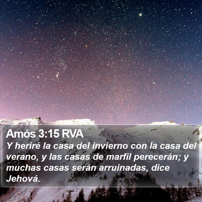 Amós 3:15 RVA Bible Verse Image
